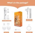 Cat Grooming Clippers Kit with Paw Trimmer, 3 in 1 Electric Pet Hair Trimmer Sup... - Image 7