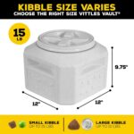 Gamma2 Vittles Vault Dog Food Storage Container with Airtight Lid, holds up to 1... - Image 4