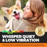 Whisper Quiet Dog Nail Grinder with 4 LED Lights, Safe & Stress-Free for Sensiti... - Image 3