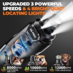 Whisper Quiet Dog Nail Grinder with 4 LED Lights, Safe & Stress-Free for Sensiti... - Image 4