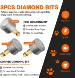 Whisper Quiet Dog Nail Grinder with 4 LED Lights, Safe & Stress-Free for Sensiti... - Image 6