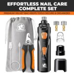Whisper Quiet Dog Nail Grinder with 4 LED Lights, Safe & Stress-Free for Sensiti... - Image 10