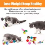 21 Pcs Cat Toys for Indoor Cats Collapsible Cat Tunnel Interactive Feather Tease... - Image 7