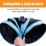 21 Pcs Cat Toys for Indoor Cats Collapsible Cat Tunnel Interactive Feather Tease... - Image 9