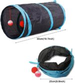 21 Pcs Cat Toys for Indoor Cats Collapsible Cat Tunnel Interactive Feather Tease... - Image 10