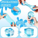Cube Squishy Stress Relief Toy: Transparent Sensory Fidget Toys for Anxiety Reli... - Image 4