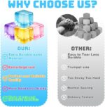 Cube Squishy Stress Relief Toy: Transparent Sensory Fidget Toys for Anxiety Reli... - Image 7