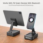 TechGlow Foldable Cellphone Stand with Bluetooth Speaker and Charging Function B... - Image 7
