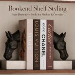 PROBENEX 4 Pcs Decorative Books | Faux Luxe Cardboard Coffee Table Decor | Refin... - Image 9