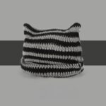 Crochet Hats for Women Cat Beanie Vintage Beanies Women Fox Hat Grunge Accessori... - Image 5