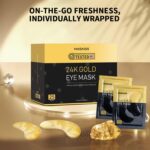 Maskiss 24k Gold Under Eye Patches (25 Pairs), eye mask, Collagen Skin Care Prod... - Image 9
