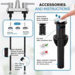 Bathroom Faucets, Bathroom Faucet 3 Hole, Bathroom Sink Faucet, Faucet for Sink ... - Image 5