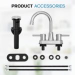 Bathroom Faucets, Bathroom Faucet 3 Hole, Bathroom Sink Faucet, Faucet for Sink ... - Image 7