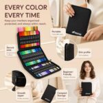 Pagather 72 Colors Acrylic Paint Markers, Dual Tip with Fine Tip and Brush Tip P... - Image 5