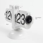 mooas Flip Desk Clock (Black), Retro Vintage Design Auto Flip Desk/Table Clock L... - Image 4