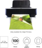 Amazon Basics Glossy Photo Paper for Inkjet Printing, 5 x 7 inch, 200g/m², White... - Image 5