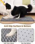 Dog Bed for Crate Pad High Resilience Foam Crate Pad Mat for Medium Large Dogs W... - Image 4