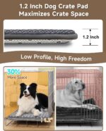 Dog Bed for Crate Pad High Resilience Foam Crate Pad Mat for Medium Large Dogs W... - Image 5