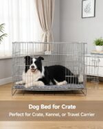 Dog Bed for Crate Pad High Resilience Foam Crate Pad Mat for Medium Large Dogs W... - Image 6