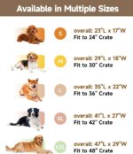 Dog Bed for Crate Pad High Resilience Foam Crate Pad Mat for Medium Large Dogs W... - Image 9