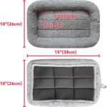 Enjoying Cat Mat Bed 10" x 15" Pet Bed with Pillow Around for Puppy Kitten Curle... - Image 3