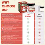 Positive Snowman Jar With 60 Affirmation Cards, Snowman Gifts For Friends, Teens... - Image 6