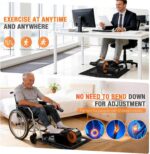 Under Desk Elliptical Machine, Electric Elliptical Leg Exerciser for Senior, Qui... - Image 6