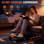 Under Desk Elliptical Machine, Electric Elliptical Leg Exerciser for Senior, Qui... - Image 7