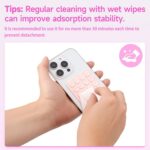 Yojaro 2 Pack Silicone Suction Phone Case Mount, Silicon Adhesive Smartphones St... - Image 6