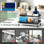Cisily Sponge Holder for Kitchen, Sink Caddy Organizer, Kitchen Sink Accessories... - Image 4