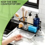 Cisily Sponge Holder for Kitchen, Sink Caddy Organizer, Kitchen Sink Accessories... - Image 5