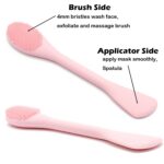 RamPula Facial Cleansing Brush, 2 in 1 Silicone Face Mask Brush & Face Scrubber,... - Image 4