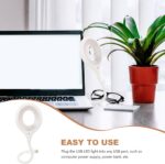 Gadpiparty 2pcs Voice Control USB Reading Flexible Gooseneck Led Light for Bedsi... - Image 7