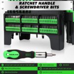 141-Piece Magnetic Screwdriver Set with Plastic Rack, Torx/Slotted/Phillips Prec... - Image 7