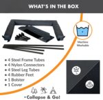 K&H Bolster Dog Cot Cooling Indoor/Outdoor Elevated Dog Bed Hammock with Removab... - Image 7
