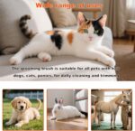 Deshedding Tool for Pets – Dog Grooming Tool for Shedding, Pet Hair Removal for ... - Image 5