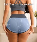 Womens Cotton Underwear High Waisted Panties Full Coverage Soft Stretch Breathab... - Image 3