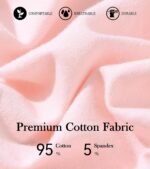 Womens Cotton Underwear High Waisted Panties Full Coverage Soft Stretch Breathab... - Image 4