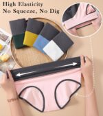 Womens Cotton Underwear High Waisted Panties Full Coverage Soft Stretch Breathab... - Image 5