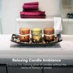 Dawhud Direct Decorative Votive Candle Holders, Vintage Decor Flameless Candlesc... - Image 7