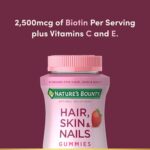 Nature's Bounty Optimal Solutions Hair, Skin & Nails Vitamin Gummies with Biotin... - Image 4