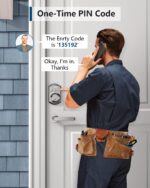 TEEHO TE001 Keyless Entry Door Lock with Keypad - Smart Deadbolt Lock for Front ... - Image 5