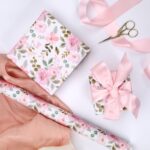 BIOBROWN Reversible Floral Wrapping Paper Roll - 17 Inches X 33 Feet (47 sq. ft.... - Image 3