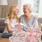 BIOBROWN Reversible Floral Wrapping Paper Roll - 17 Inches X 33 Feet (47 sq. ft.... - Image 8