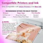 Koala Glossy Inkjet Photo Paper 8.5X11 Inches 48lb 100 Sheets Professional Gloss... - Image 5