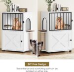 Cat Feeding Station, Dog Proof Cat Feeding Station with Scratching Post, Elevate... - Image 6