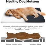 Large Dog Bed Soft Dog Crate Pad Mat, 42 in Non-Slip Bottom Washable Dog Sleepin... - Image 5