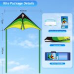 Large Delta Kite for Kids & Adults - Easy to Fly Outdoor Kites for Kids Ages 8-1... - Image 3