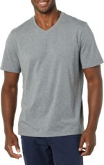 Amazon Essentials Men's V-Neck Short-Sleeve T-Shirts, Pack of 2 - Image 3