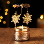 Snowflake Rotating Scented Candle, Gifts for Women Mom Daughter Sister Wife | Bi... - Image 9